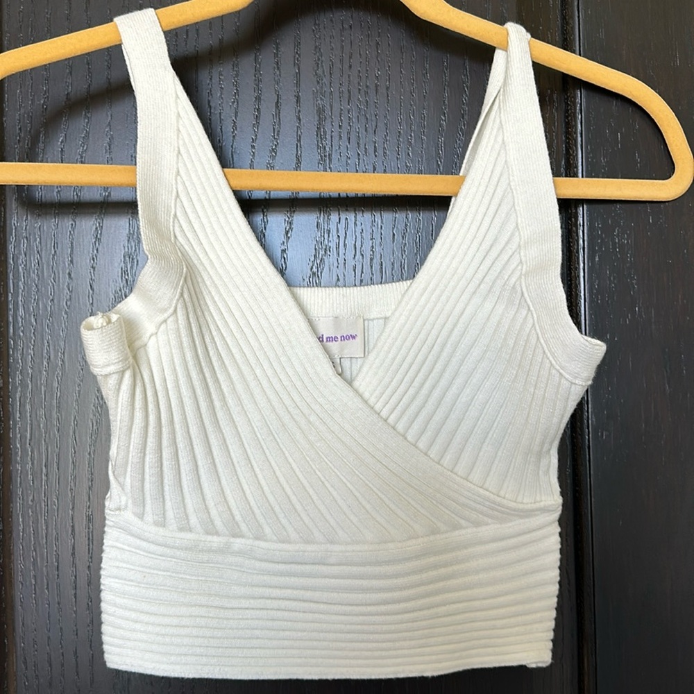 Find Me Now cropped tank. Size small.